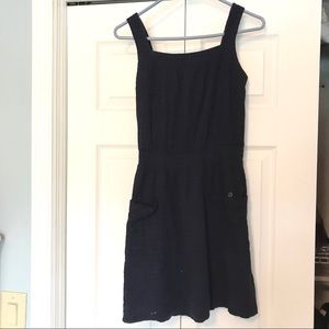 Navy Blue Dress with Pockets